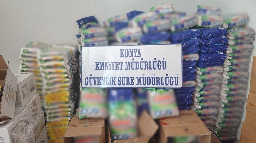 Konya'da 3 bin 933 kilogram sahte deterjan ele ge&ccedil;irildi