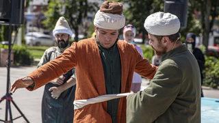 Erzurum'da Ahilik Haftası şet kuşatma töreniyle kutlandı