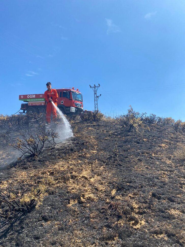 Bingöl'de çıkan örtü yangını söndürüldü G3