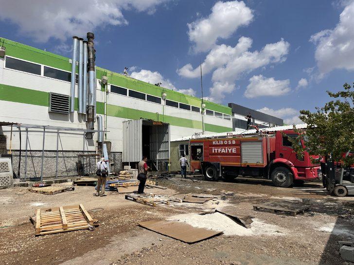 Kilis'te fabrikada çıkan yangın söndürüldü G4