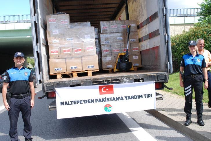 Maltepe'den sel felaketinden etkilenen Pakistan'a 2 bin koli gıda malzemesi G2