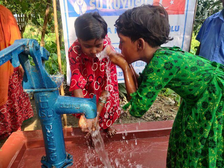 Mustafa Karahasanoğlu anısına Bangladeş'te su kuyusu açıldı G3