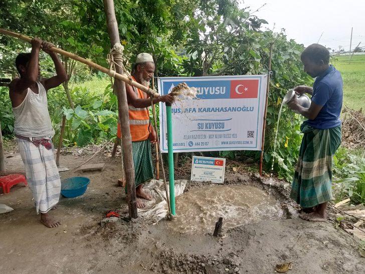 Mustafa Karahasanoğlu anısına Bangladeş'te su kuyusu açıldı G1