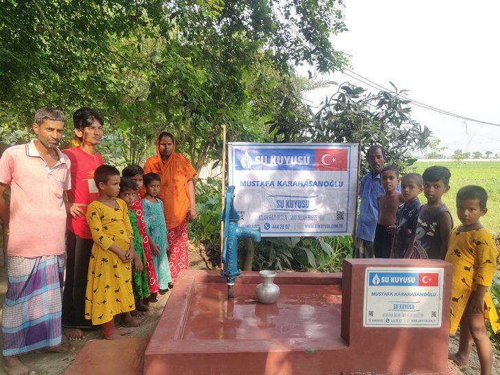 Mustafa Karahasanoğlu anısına Bangladeş'te su kuyusu açıldı G2