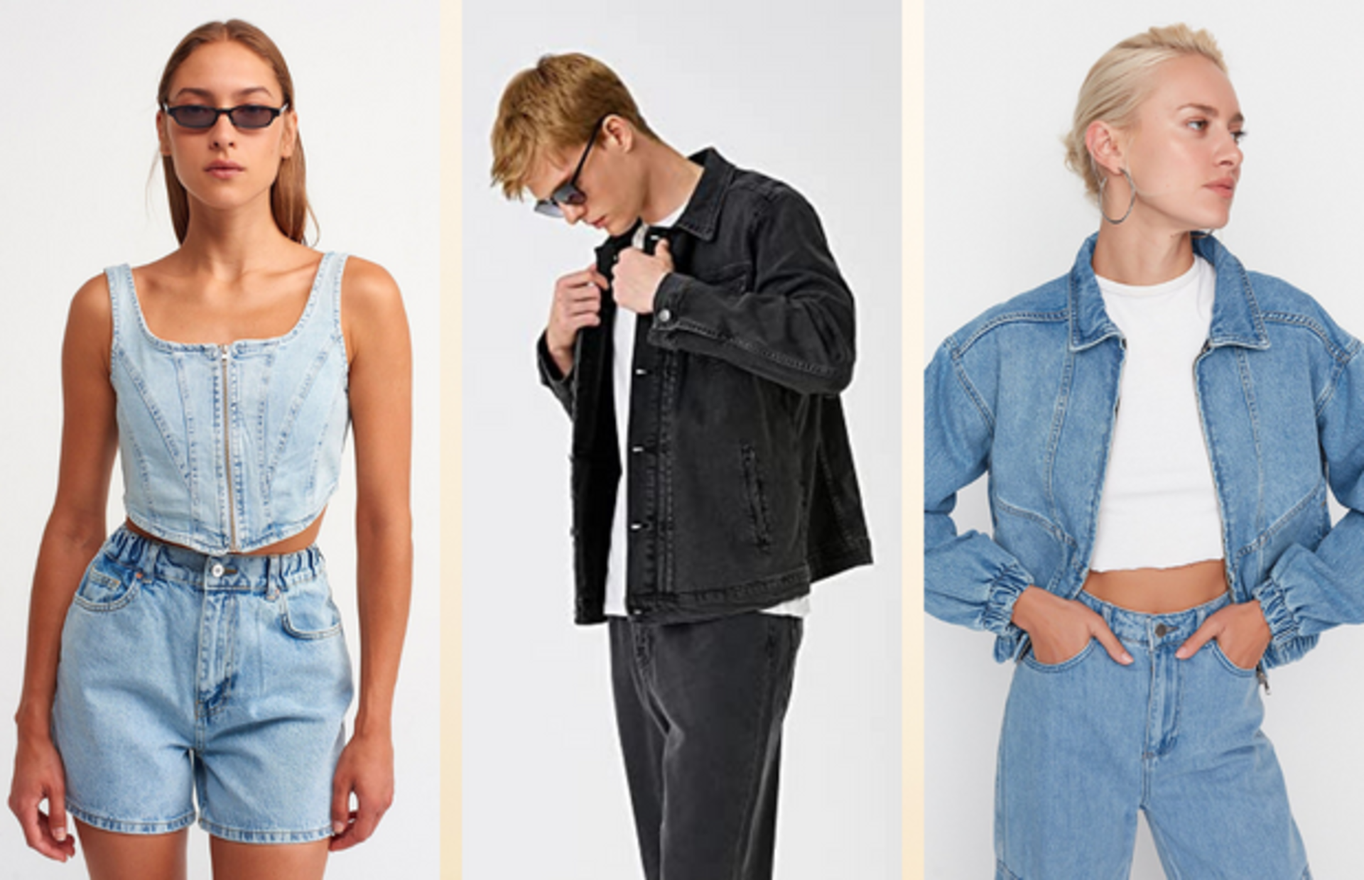 2022'nin Denim on denim modasına gönül verenler için her bütçeye uygun kombin çeşitleri
