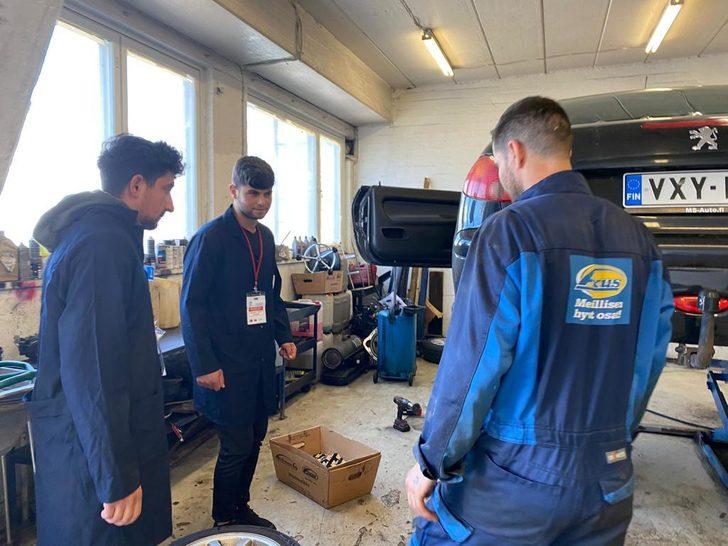 Erzurum'da meslek liseli öğrenciler Finlandiya'da egzoz emisyon stajı yaptı G2