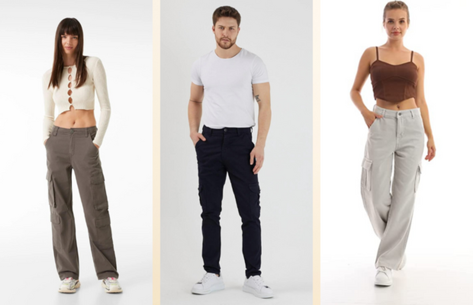 Son zamanların yükselen modasını takip etmek isteyenler için en iyi kargo pantolon modelleri