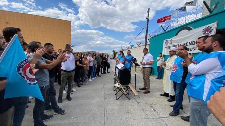 Tekirdağ'da Türk Metal Sendikası işten çıkarılan üyeleri için eylem yaptı G4