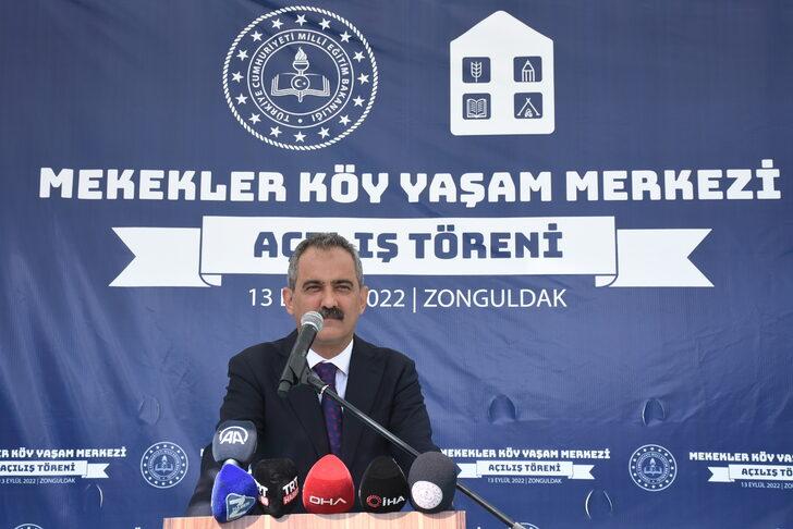 Milli Eğitim Bakanı Özer, Zonguldak'ta köy yaşam merkezi açılışına katıldı: G2