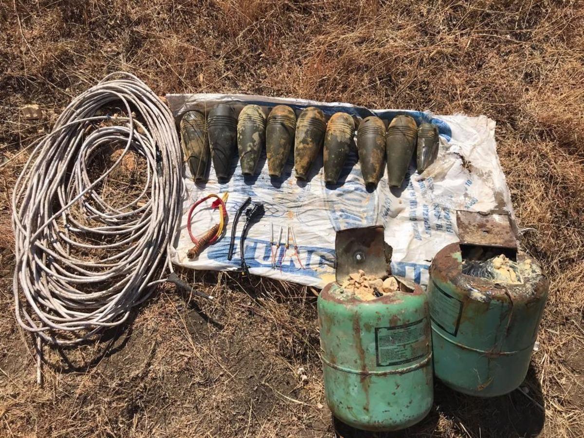 Tunceli'de ter&ouml;ristlere ait patlayıcı ve yaşam malzemesi ele ge&ccedil;irildi