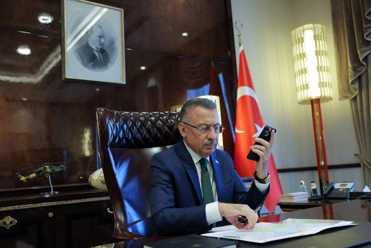 Cumhurbaşkanı Yardımcısı Oktay, Azerbaycan Başbakanı Asadov ile telefonda görüştü: G3