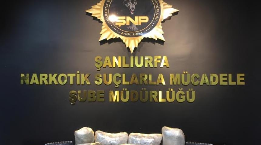 Şanlıurfa'da 5 kilo 650 gram esrar ele geçirildi