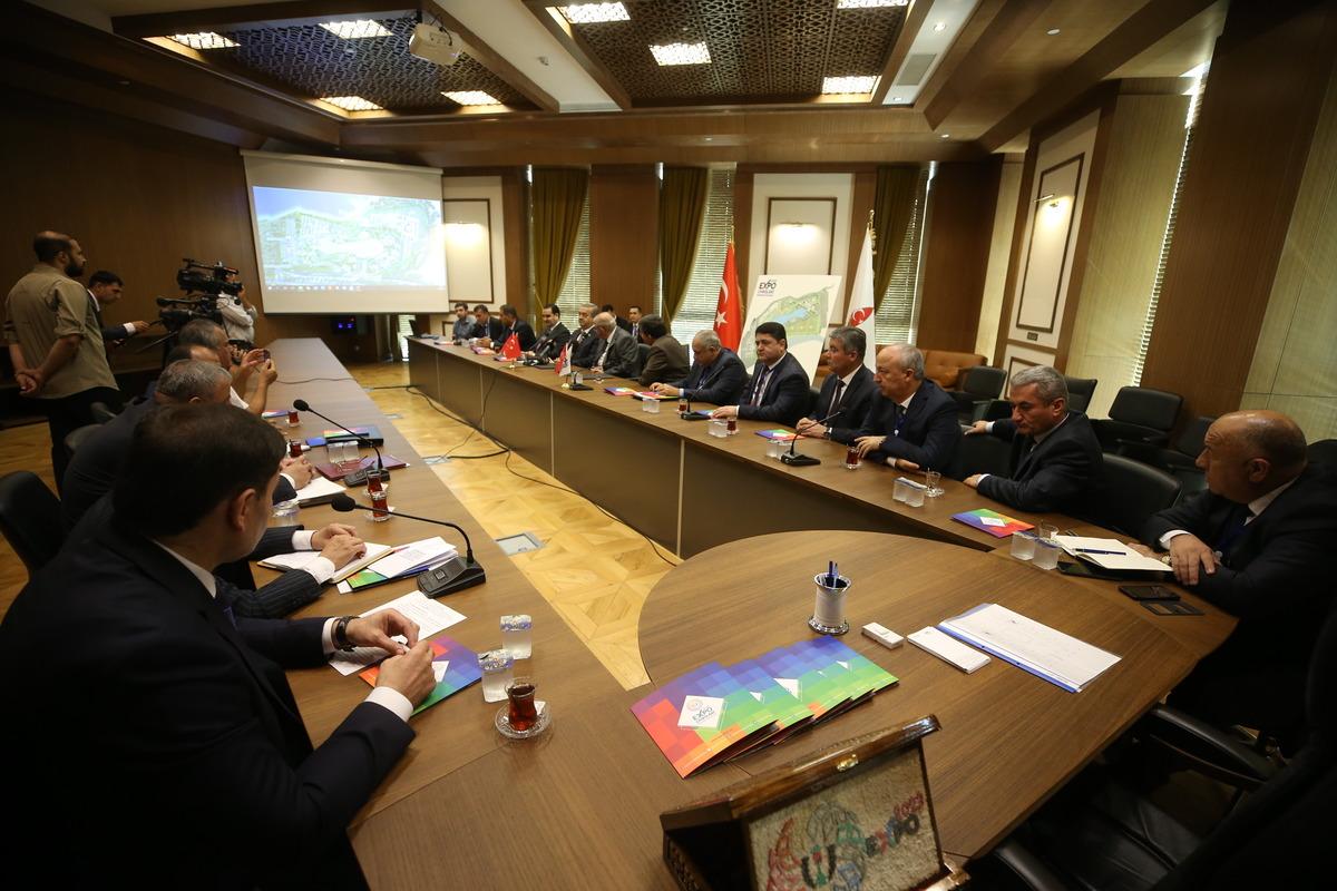 Kahramanmaraş'ta yapılacak EXPO 2023'e katılım i&ccedil;in Tacikistan ile anlaşma imzalandı