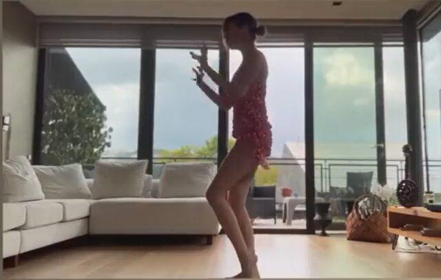 Sadakatsiz'in Derin'i Melis Sezen yeni dans videosunu paylaştı! O anlar sosyal medyada viral oldu
