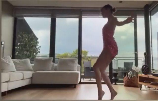 Sadakatsiz'in Derin'i Melis Sezen yeni dans videosunu paylaştı! O anlar sosyal medyada viral oldu