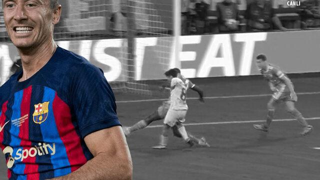 Lewandowski, Bayern Münih'i salladı! İnanılmaz pozisyon...