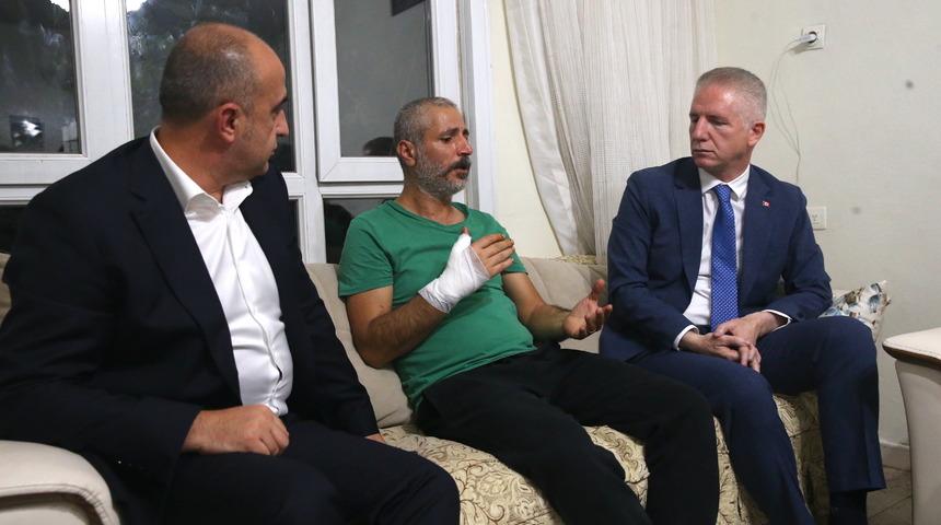 Gaziantep Valisi Davut Gül'den bıçaklı kavgada yaralanan kişiye ziyaret