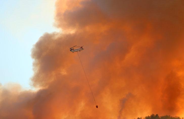 GÜNCELLEME 2 - Muğla'da çıkan orman yangınına müdahale ediliyor G1