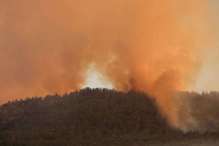 GÜNCELLEME 2 - Muğla'da çıkan orman yangınına müdahale ediliyor G2