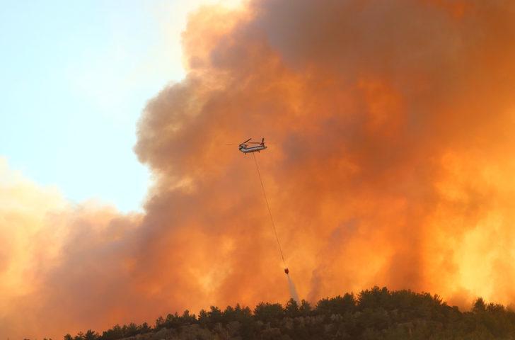 GÜNCELLEME 2 - Muğla'da çıkan orman yangınına müdahale ediliyor G4
