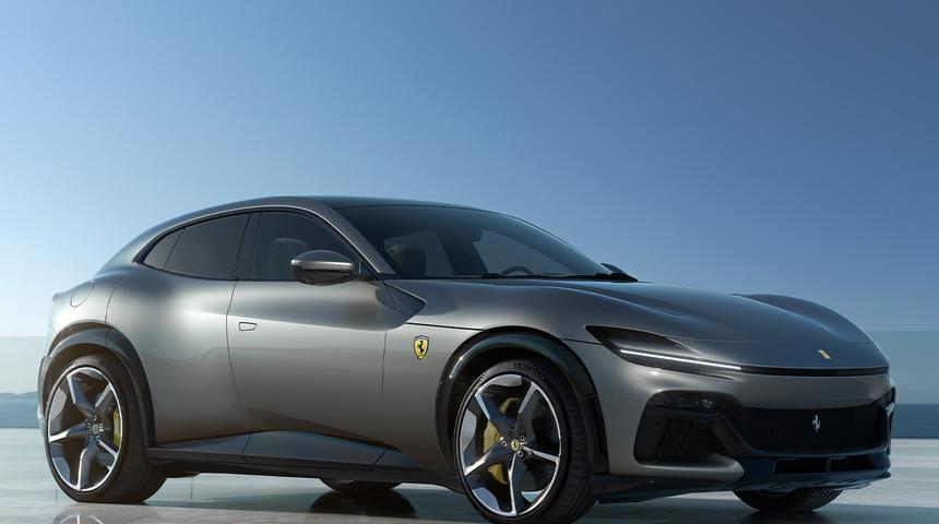 Ferrari'nin ilk SUV'u: Ferrari Purosangue tanıtıldı! Arka kapıları geriye doğru açılıyor
