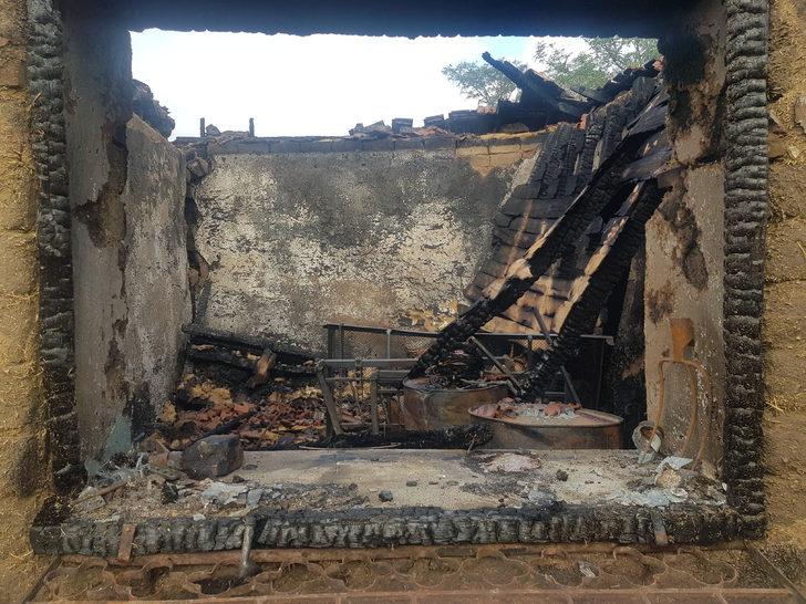 Yozgat'ta çıkan yangında müstakil ev kullanılamaz hale geldi G3