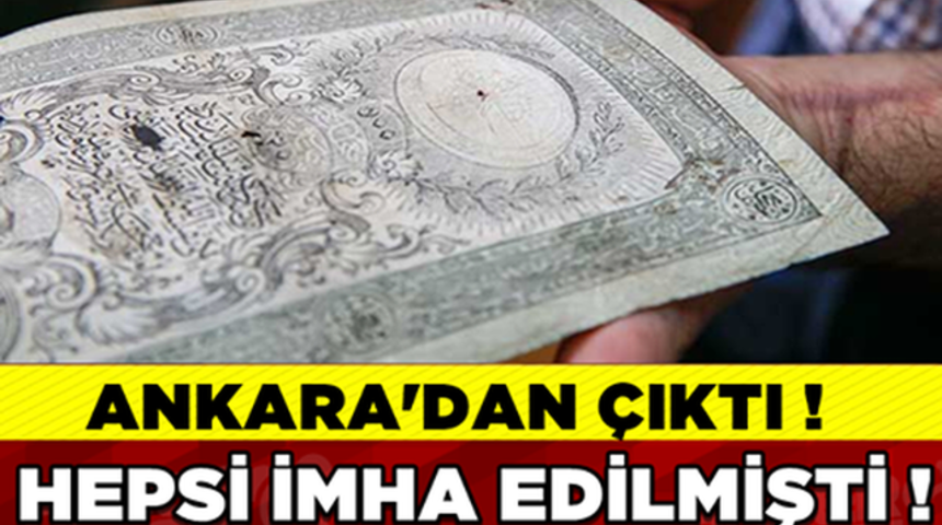 D&uuml;nyada Eşi Benzeri Yok hepsi İmha Edildi Ama Bir Tanesi Ankarada Ortaya &Ccedil;ıktı