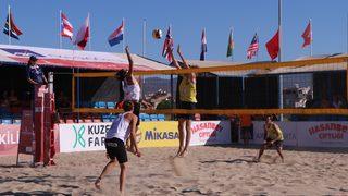 19 Yaş Altı Dünya Plaj Voleybolu Şampiyonası, İzmir'de başladı