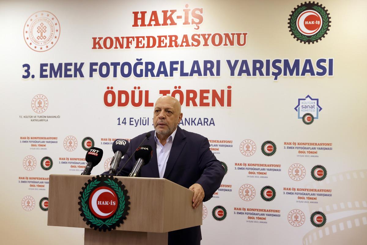 HAK-İŞ Genel Başkanı Arslan: &Ccedil;alışanların vergi dilimleri y&uuml;zde 10 ile sınırlandırılmalı