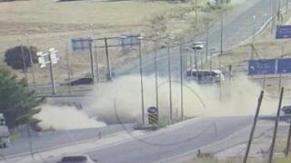 Makas atan otomobil ortalığı savaş alanına çevirdi! O anlar kamerada