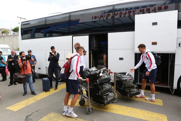 Trabzonspor'un rakibi Kızılyıldız, Trabzon'a geldi G1