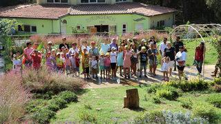 Ukraynalı çocuklar, Antalya'da hayvanat bahçesini gezdi