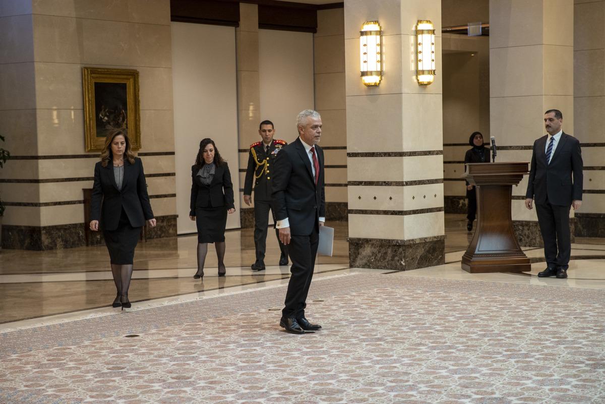 KKTC B&uuml;y&uuml;kel&ccedil;isi Korukoğlu, Cumhurbaşkanı Erdoğan'a g&uuml;ven mektubu sundu