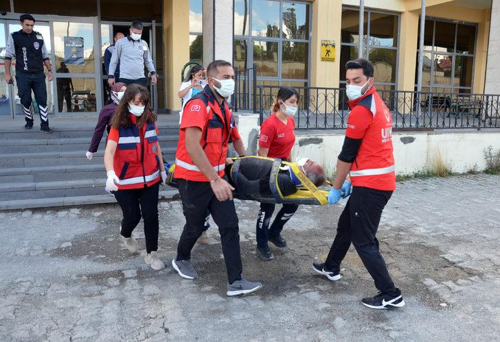 Kars'ta hastanede yangın tatbikatı G1