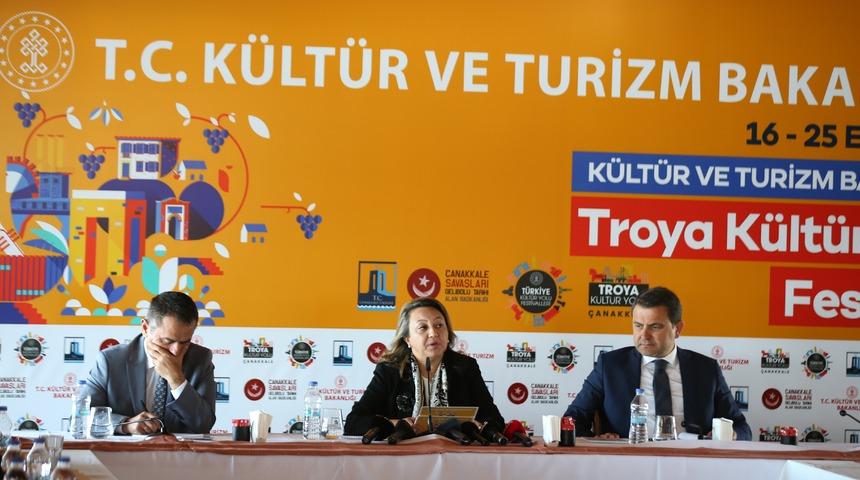 Çanakkale'de Troya Kültür Yolu Festivali'nin tanıtım toplantısı