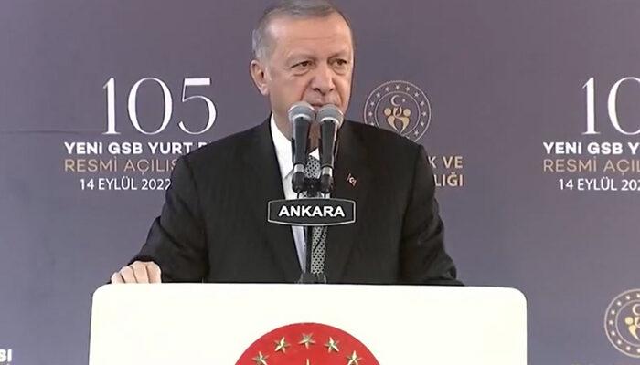 SON DAKİKA | Cumhurbaşkanı Erdoğan öğrencilere "Müjde" diyerek duyurdu: Yurt ücretlerinde bu yıl da değişiklik yapılmayacak