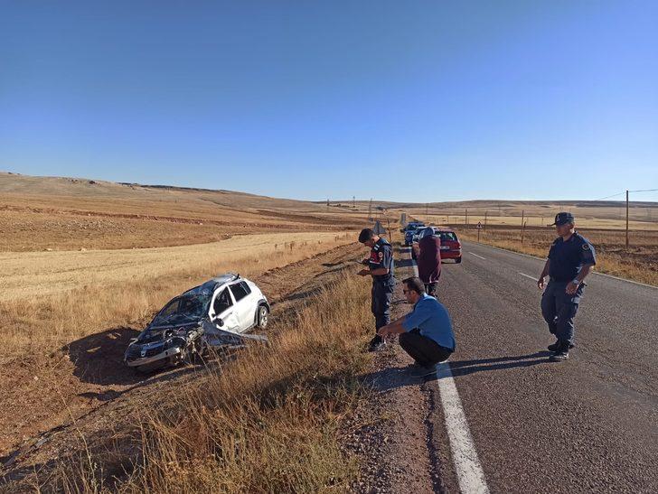 Sivas'ta şarampole devrilen otomobilin sürücüsü öldü G1