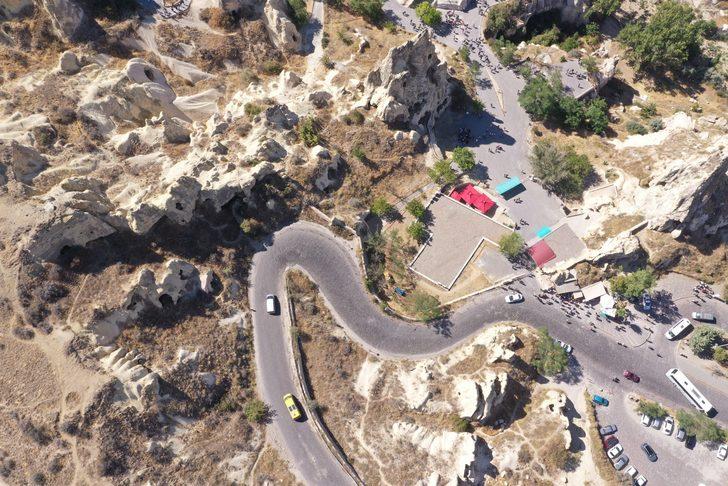 Kapadokya'da yol çalışmasında peribacalarının yıkıldığı iddiasına yalanlama G3