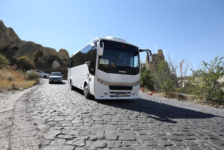 Kapadokya'da yol çalışmasında peribacalarının yıkıldığı iddiasına yalanlama G5