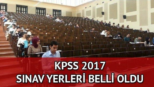 KPSS Lisans sınav yerleri belli oldu! 2017 KPSS sınava giriş belgesi için tıkla!