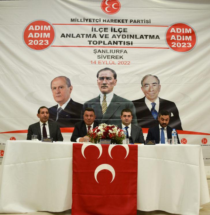 MHP heyeti, Şanlıurfa'da "Adım Adım 2023" toplantısına katıldı G4