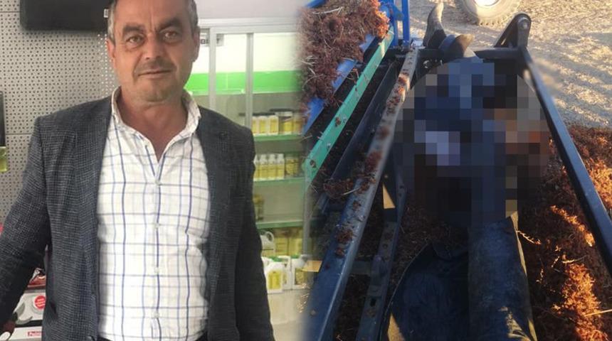 Manisa’da üzüm kaldırma makinesine kapılan çiftçinin feci sonu!