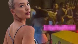 Melisa Döngel sokak ortasında kavga etti! Kadının saçlarını yoldu