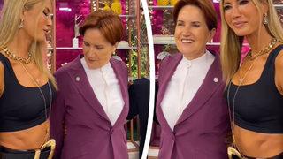 İYİ Parti Genel Başkanı Meral Akşener Çağla Şıkel'in zayıflığını görünce dayanamadı! İplikspor