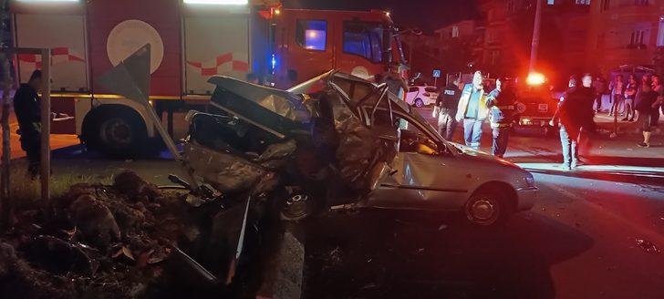 Tekirdağ'da iki otomobilin çarpıştığı kazada 4 kişi yaralandı G2