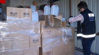 İstanbul'da sahte içki operasyonunda 5 şüpheli yakalandı