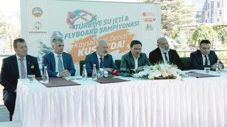 Türkiye Su Jeti ve Flyboard Şampiyonası heyecanı Kayseri'de yaşanacak