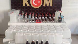 Konya'da kaçak ve sahte içki operasyonunda 5 şüpheli yakalandı
