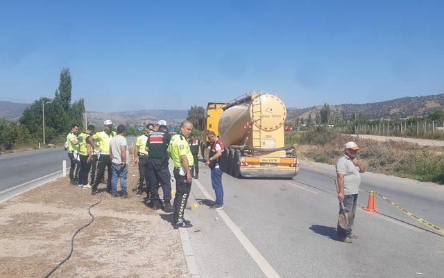 Aydın'da tırın çarptığı yaya öldü