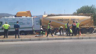 Aydın'da tırın çarptığı yaya öldü